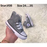 ราคา รองเท้าผ้าใบคอนเวิร์สหุ้มข้อเด็ก รองเท้าผ้าใบเด็ก converse for kid (9812033689)