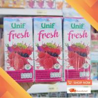 ราคา UNIF น้ำผักผลไม้รวม 180มล x3กล่อง ยูนีฟ ยูนิพ น้ำผลไม้ (3659997552)