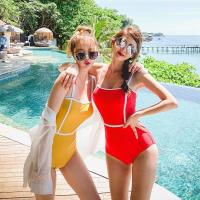 ราคา ชุดว่ายน้ำวันพีชสีสันสดใสสีแดงและสีเหลือง (3746201644)