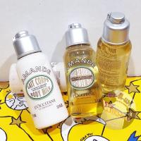 ราคา เซ็ทคู่ Loccitane Almond Shower Oil Almond Body Milk ขนาดทดลอง 75 ml ของแท้ 100 (4450512344)