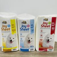 ราคา แผ่นรองฉี่ แบบหนา รุ่นคุ้มค่า แผ่นรองอนามัยสำหรับสัตว์เลี้ยง Pet8 Joy Sheet Size S M 30x45cm 45x60 cm 50pcs พร้อมส่ง (4633812647)