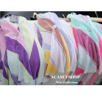ราคา ชุดเซตเสื้อแขนกุดอัดพลีท กับกางเกงอัดพลีท สวยมากจ้า พร้อมส่ง New (10554457985)