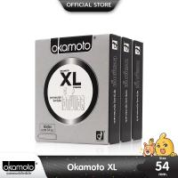 ราคา Okamoto XL ถุงยางอนามัย ไซส์ใหญ่ ผิวเรียบ บางพิเศษ ขนาด 54 มม บรรจุ 3 กล่อง 6 ชิ้น (1484189199)