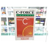ราคา พร้อมส่ง วิตามินซี C force 1000 mg จำนวน 100 เม็ด (10555907129)
