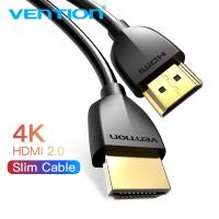 ราคา Vention สาย Hdmi 2 0 4K Hdmi Gold Connector Slim Cable สายเคเบิ้ลที่บางเฉียบ สำหรับ TV IPTV LCD xbox 360 PS3 PS4 (2262768387)