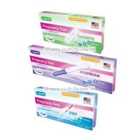 ราคา ถูกที่สุด ไม่ระบุหน้ากล่อง Longmed Pregnancy Test แผ่นตรวจครรภ์ Strip Cassette Midstream ตรวจครรภ์ แม่นยำ (4658802154)