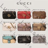 ราคา Gucci New GG Marmont series shoulder bag chain bag (10939557856)