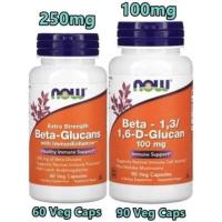 ราคา Now Foods Beta Glucans with ImmunEnhancer Extra Strength 250 mg 60 Veg Capsules (1891181306)