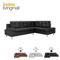 ราคา สุดคุ้ม WINNER FURNITURE โซฟาหนังสังเคราะห์ L Shape รุ่น โอวิร่า สีเทา สีดำและสีน้ำตาล มีให้เลือก ด้านซ้ายและด้านขวา (2351422983)