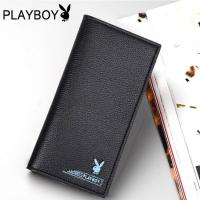 ราคา กระเป๋าสตาง กระเป๋าPLAYBOY LONG กระเป๋าสตางค์ผู้ชาย ทรงยาว ทรงสีเหลี่ยมผืนผ้าแนวนอน สีดำ (2730842079)