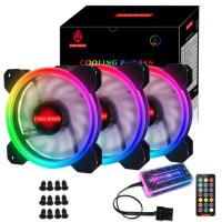 ราคา พัดลม RGB Coolmoon Colorful รีโมทคอนโทล Solar Eclipse (3802778254)