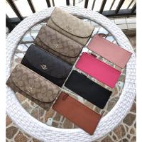 ราคา แท้100 COACH 52601 Women s wallet กระเป๋าเงินหอย สไตล์คลาสสิก กระเป๋าสตางค์ยาวของผู้หญิง กระเป๋าสตางค์หนัง (4019458465)