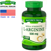 ราคา Nature s Truth L Arginine 500 mg x 100 เม็ด เนเจอร์ทรูทร์ แอล อาร์จินีน อาร์จินิน กรดอะมิโนจำ ไนตริกออกไซด์ กินร่วม (5603898997)