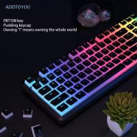 ราคา 3C 104keys Set PBT Keycaps Backlit Pudding Keycap OEM Profile for Cherry Mx Mechanical Keyboard with Translucent Layer (5994715422)