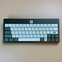 ราคา Thai keycaps ปุ่มกด Mint Matcha ภาษาไทย Mint Matcha keycap 124 คีย์คลาส xda (13624429762)