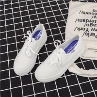 ราคา รองเท้าผ้าใบขาวล้วน 124 white bidibi สินค้าพร้อมส่ง (133562575)