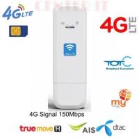 ราคา Aircard 4G ใส่ซิม ปล่อย WiFi แรง สเถียร สำหรับทรู AIS DTAC 150Mbps 2 (8150268163)