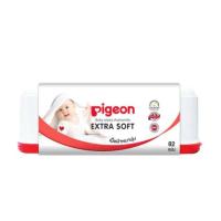 ราคา Pigeon พีเจ้น baby wipes ทิชชู่เปียก เบบี้ไวฟ์ ผ้าเปียกเด็ก 82ชิ้น พร้อมกล่อง สี ขาว (8880723539)