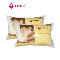 ราคา แพ็คคู่ Lotus หมอนหนุนใยสังเคราะห์ ป้องกันไรฝุ่น ส่งฟรี (1266038335)