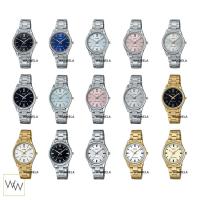 ราคา ใส่โค้ดลดเพิ่ม ของแท้ นาฬิกาข้อมือ Casio ผู้หญิง รุ่น LTP V005 สายสแตนเลส (6502766601)
