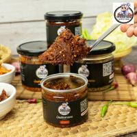 ราคา น้ำพริกครัวย่าอร ตาแดง ปลาย่าง ตาแดงแมงดา น้ำพริกคางกุ้ง น้ำพริกปลาสลิด ปลาสลิดทอดกรอบ น้ำพริกโฮมเมดสูตรโบราณ (7731097692)