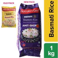 ราคา ข้าวบาสมาตี Mahak 1 กิโลกรัม Nature s Gift Mahak Basmati Rice1 KG (5938929739)