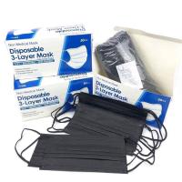ราคา หน้ากากอนามัยสีดำ สีดำ2ด้าน 1แพ๊ค 50ชิ้น หนา 3 ชั้น หน้ากากอนามัยผู้ใหญ่ ผ้าปิดจมูกสีดำ ผ้าปิดปาก แมสสีดำ แมส sale (15902722927)