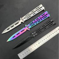 ราคา มีดควงปลายเรียว ไม่มีคม ใช้ฝึกควง Butterfly Knife Trainer แบบ4 มีสินค้าพร้อมส่ง (4578796275)