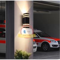 ราคา KL 202ไฟกระบอก โคมไฟติดผนังกลางแจ้ง โคมไฟตั้งโต๊ะ โคมไฟอ่านหนังสือ โคมไฟกิ่งนอก สีดำ โคมไฟ LED E27X2 (6538033040)