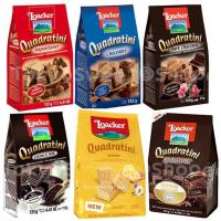 ราคา มีหลายรส Loacker ล็อคเกอร์ เวเฟอร์ Wafer 125 กรัม QUADRATINI เวเฟอร์สอดไส้ครีม ล็อกเกอร์ Napolitaner ไส้ครีมเฮเซลนัท (9523021017)
