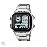 ราคา ใส่โค้ดลดเพิ่ม ของแท้ นาฬิกาข้อมือ Casio รุ่น AE 1200WHD 1AVDF ประกัน CMG (1482617891)