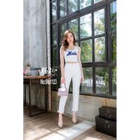 ราคา กางเกงยีนส์ทรงบอยสีขาว 8808 2 (10202852964)