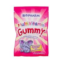 ราคา Biopharm Multivitamin Gummy 60 G ไบโอฟาร์ม กัมมี่ ผสม วิตามินรวม ขนาด 60 กรัม กลิ่นมิกซ์เบอร์รี่ จำนวน 1 ซอง 09057 (807007642)