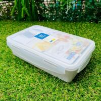 ราคา กล่องข้าว 2 ชั้น กล่องอาหารกลางวัน ใส่ไมโครเวฟได้ พร้อมช้อนส้อม ความจุ 0 9 ลิตร แบรนด์ Super Lock รุ่น 6189 (9385165470)