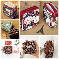 ราคา กระเป๋าใส่สตางค์ กระเป๋าใส่เครื่องลำอางค์ กระเป๋าลิป บัตร เงินสด การ์ด ธนบัตร เศษเงิน เหรียญ หูฟัง ลายการ์ตูน ดอกไม้ (12275771355)