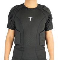 ราคา ชุดรัดกล้ามเนื้อ เสื้อกล้าม แขนสั้น กางเกง ฟองน้ำรังผึ้งกันกระแทก THATA Compression Vest Short Pad (3505716790)