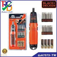 ราคา Black Decker ไขควงไฟฟ้าไร้สาย 6 โวลต์ รุ่น A7073 TW (13951082438)