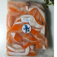 ราคา สินค้าขายดี ท้องปลาแซลมอน 1 กิโลกรัม ราวท้องแซลมอน พุงปลา น้ำหนัก 1 กิโลกรัม 1แพ็ค ก่อนละลาย ค่าส่ง99 ใส่โค้ดลด99 (8654300819)
