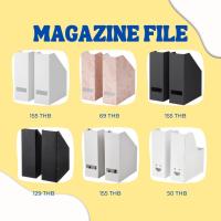 ราคา IKEA FLUNS TJENA กล่องใส่นิตยสาร เอกสาร กล่องใส่แฟ้ม ใส่นิตยสาร กล่องใส่เอกสารตั้งโต๊ะ (5438371060)