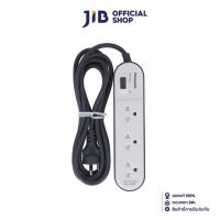 ราคา PANASONIC PLUG ปลั๊กไฟ PERFECT FIT 3 SOCKET 1 SWITCH WCHG 24332 W 3 0 METER WHITE (4245331718)