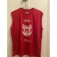 ราคา เสื้อกล้ามลีโอ 8Strong reesize หน้าอก กว้าง 50 52 cm หรือ กว้าง 21 นิ้ว รอบอก42 นิ้ว ความยาวเสื้อ 68cm มีสีดำ แดง ขาว (17672746827)