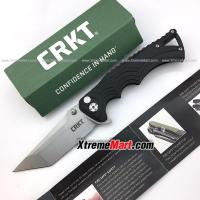 ราคา มีดพับ CRKT รุ่น 5225 Stonewash Plain Blade Folding Pocket Knife เล่มละ (10468304189)