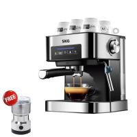 ราคา SKG เครื่องชงกาแฟสด รุ่น SK 1202 สีเงิน แถมฟรี เครื่องบดกาแฟ ก้านชงกาแฟ ถ้วยกรองกาแฟขนาด 1และ2 คัพ ช้อนตักกาแฟ รับประกัน 1 ปี (6811946773)