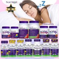 ราคา ของแท้ มีใบนำเข้า 1 เยลลี่ นอนหลับ Natrol Sleep immune Sleep Beauty Sleep Calm Melatonin เมลาโทนิน นอนไม่หลับ (11156279404)