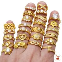 ราคา แหวนทอง 1 สลึง ทอง 96 5 รวมลายแฟชั่นเพชรcz ทองแท้ มีใบรับประกันทอง เลือกลายและไซส์แหวนได้ ผ่อน0 ผ่านบัตรเครดิต (6317402375)