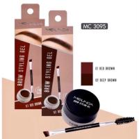 ราคา เจลเขียนคิ้ว Meilinda brow styling gel MC 3095 เจลคิ้ว เมลินดา ดินสอเขียนคิ้ว เนื้อเนียน เกลี่ยง่าย (7618549042)