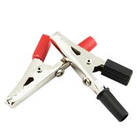 ราคา 2ชิ้น ปากคีบ จระเข้ ดำ แดง Probe Alligator Crocodile Clip 55mm คลิปจระเข้ Steel Test Probe Clip 10A max WD029 คีบ หนีบ (8275453491)