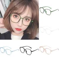 ราคา Zztim แว่นตาสายตาสั้นกรอบแว่นทรงหลายเหลี่ยมเลนส์ใส (11341760414)