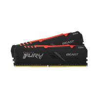ราคา KINGSTON RAM DDR4 3200 32GB 16GBX2 FURY BEAST RGB KF432C16BB1AK2 32 (16462055811)