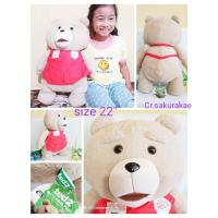 ราคา พร้อมส่ง ตุ๊กตาหมีเท็ด Ted bear ตุ๊กตาหมีมือสอง ตุ๊กตาลิขสิทธิ์แท้ ตุ๊กตาผ้า (18406647403)